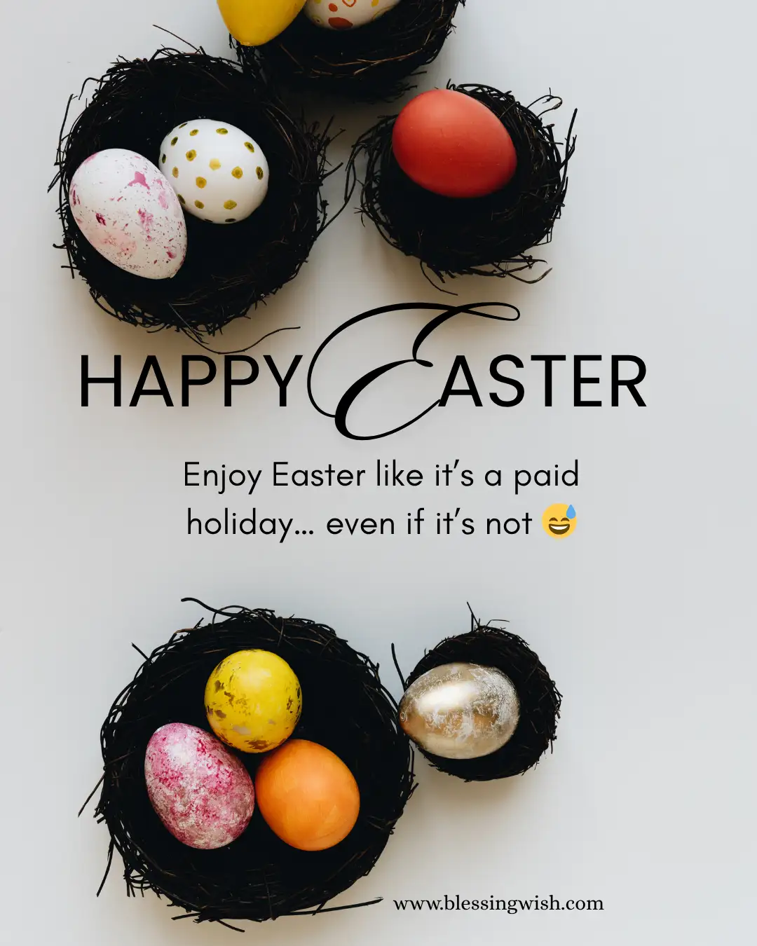 Funny Easter Wishes to Colleagues
