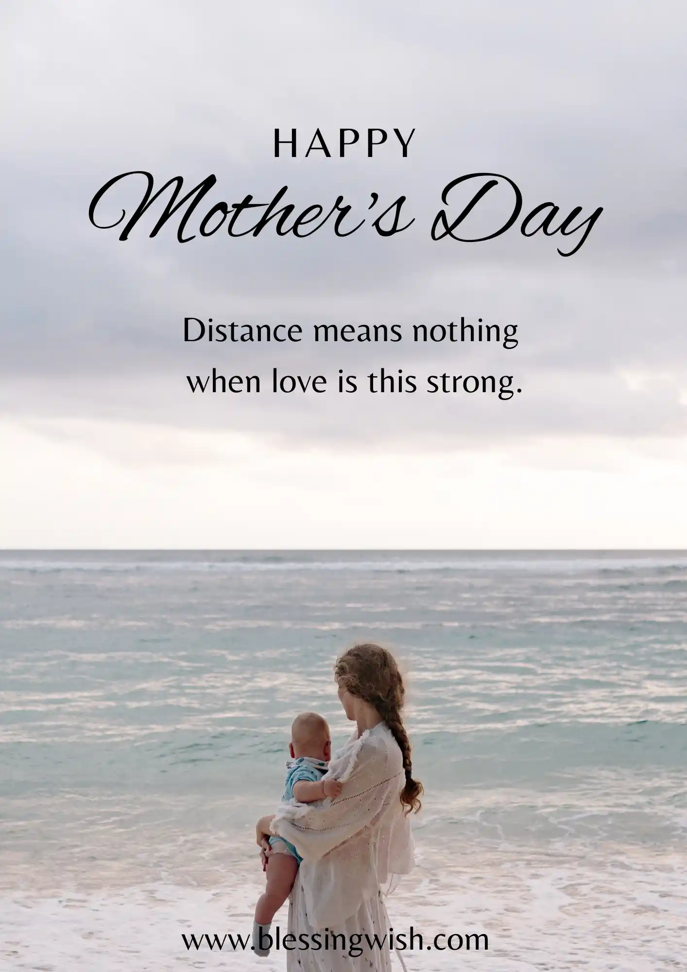 Long Distance Mother’s Day Wishes from Son