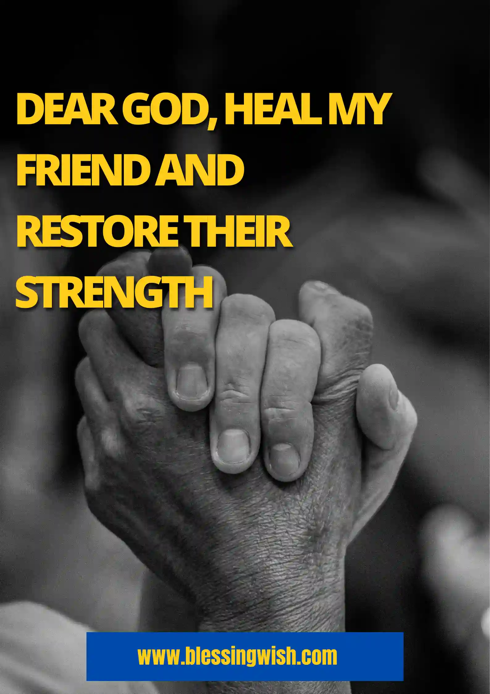 Short Prayer for Healing and Recovery for a Friend