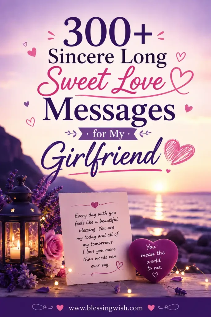 300+ Sincere Long Sweet Love Messages for My Girlfriend Long Sweet Love Messages for My Girlfriend