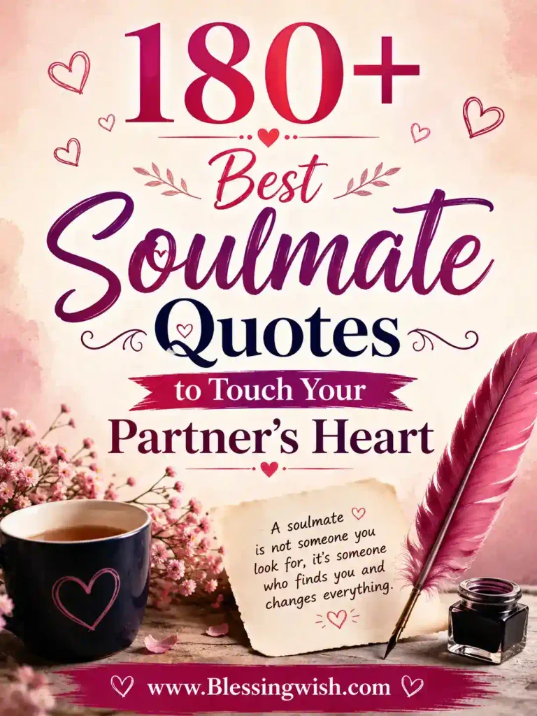 180+ Best Soulmate Quotes to Touch Your Partner's Heart